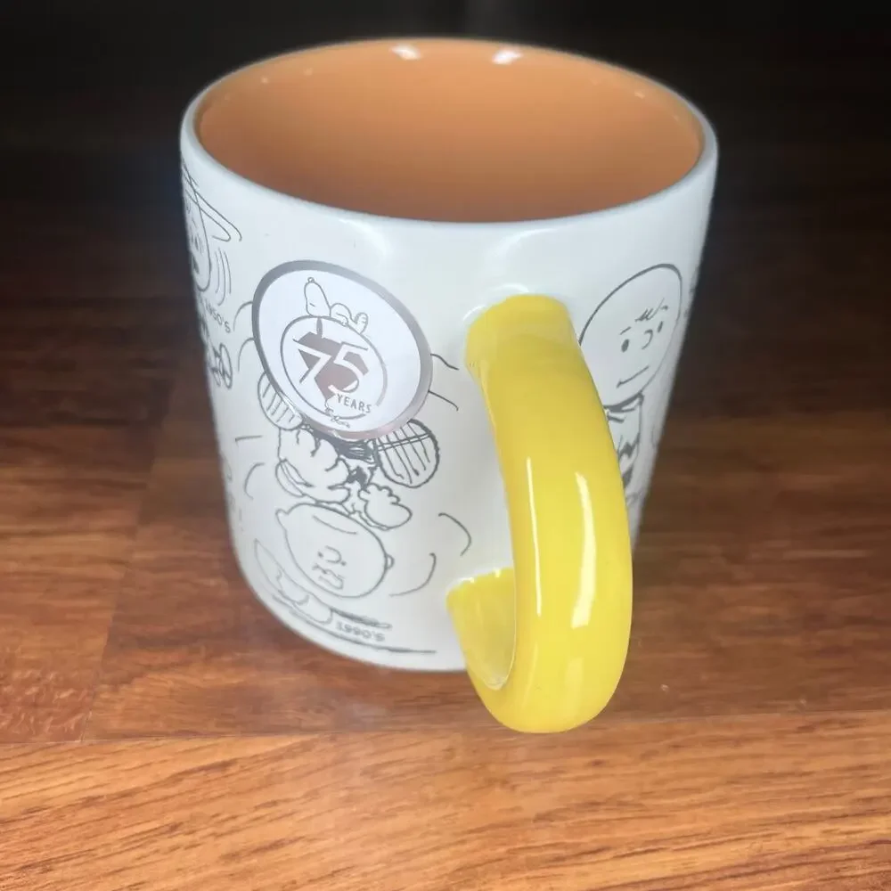 NEW Hallmark Peanuts 75th Anniversary Charlie Brown Through the Decades Mug